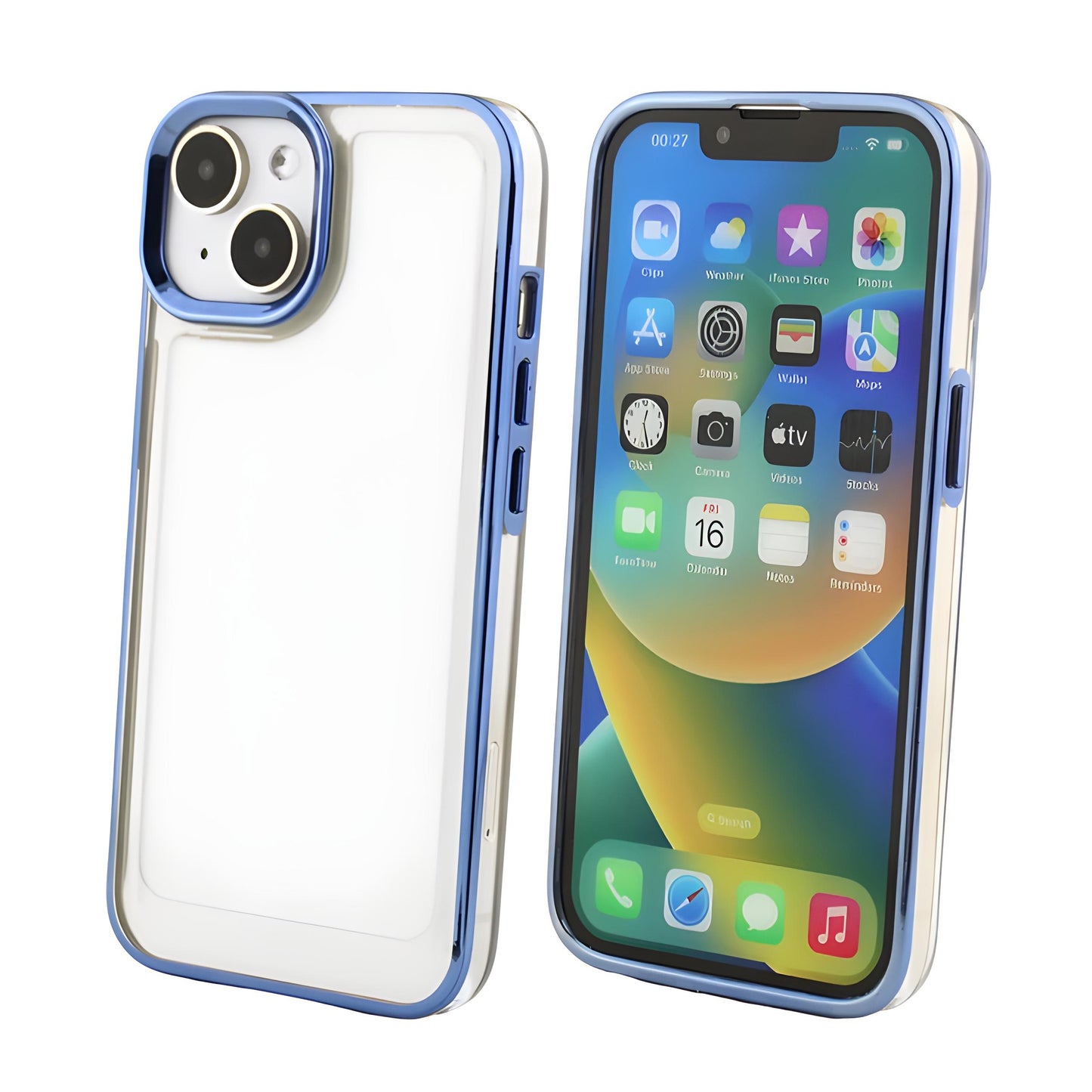 Stylish and Durable Electroplated Colored Bumper Case for iPhone